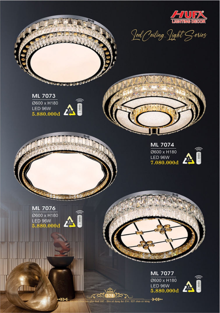 Bảng giá đèn trang trí HUFA